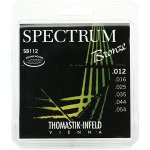 Thomastik-Infeld SB112 Spectrum Bronze Acoustic Guitar Strings - .012-.054  Medium Light