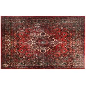 DRUMnBASE Rugs 428632 4.26 x 3 ft. Vintage Persian Style Stage Mat, Grey