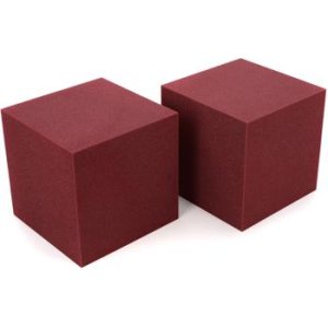 Auralex Lenrd Studiofoam Bass Traps 4 Pack Burgundy Sweetwater