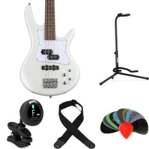 Ibanez Mezzo SRMD200D Bass Guitar - Pearl White | Sweetwater