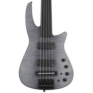 NS Design CR5 Radius Fretless 5-string Bass Guitar - Charcoal