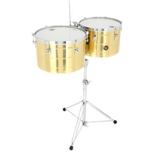 Latin Percussion Prestige Thunder 15-inch and 16-inch Timbs - Brass
