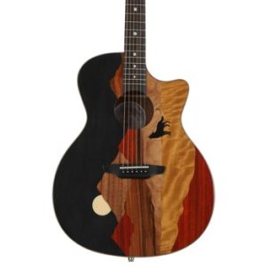 Luna Vista Wolf Acoustic-electric Guitar - Gloss Natural | Sweetwater