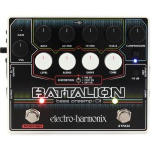 Electro-Harmonix Nano Battalion Bass Preamp & Overdrive | Sweetwater