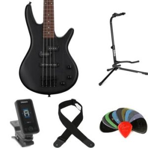 Ibanez miKro GSRM20 Bass Guitar - Weathered Black | Sweetwater