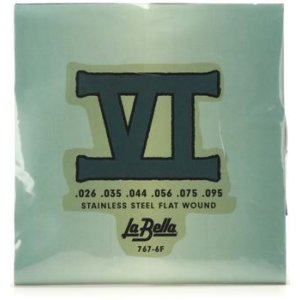La Bella 767-6S Bass VI Strings Stainless Roundwound 