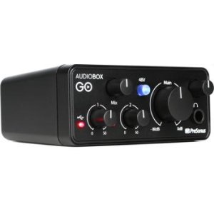 PreSonus AudioBox GO - Ultra-compact Mobile 2x2 USB Audio Interface
