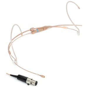 Light Beige Countryman H6OW6LSR  H6 Omnidirectional Wireless Headset Microphone for Sennheiser Transmitters