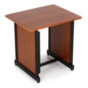 On Stage Stands Ws7500 Workstation Desk Rosewood Sweetwater