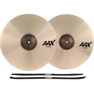 Sabian AAX Marching Band Hand Cymbals (Pair) - 18-inch