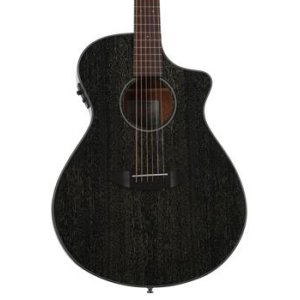 Breedlove ECO Rainforest S Concert CE Acoustic-Electric Guitar - Black Gold  African Mahogany