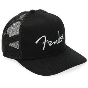 Fender Silver Thread Logo Snapback Trucker Hat