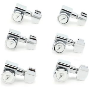 Fender Strap Locks and Buttons Set - Chrome