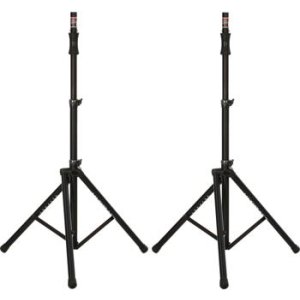 K&M 21449 Speaker Stand Pair with Carry Bag | Sweetwater