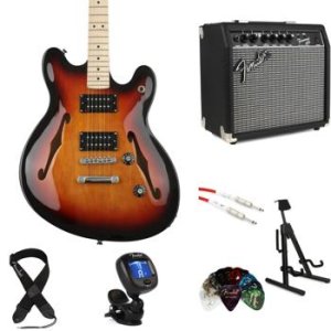 Squier Affinity Starcaster - 3-Color Sunburst | Sweetwater