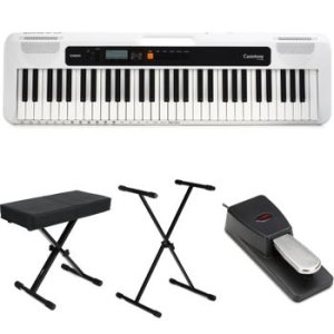 Casio Casiotone CT-S200 61-key Portable Arranger Keyboard - White