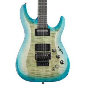 Schecter BlackJack SLS C-1 FR-S Electric Guitar - Aquaburst