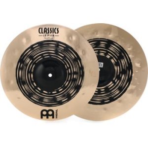 Meinl Cymbals 15 inch Classics Custom Dark Hi-hat Cymbals | Sweetwater