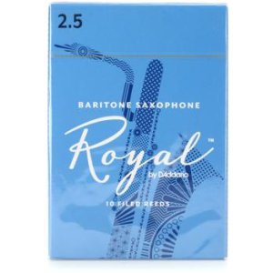 10 Pack DAddario D'Addario Rico Royal 4.0 Strength Reeds for Baritone Sax RLB1040 