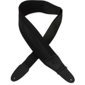 Levy's PM48NP3 Neoprene Guitar Strap - Black | Sweetwater