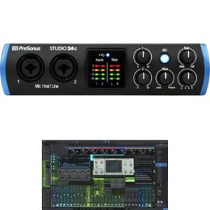 PreSonus Studio 24c USB-C Audio Interface | Sweetwater