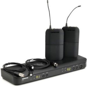 Shure BLX188/CVL Dual Channel Wireless Lavalier System - H10 Band