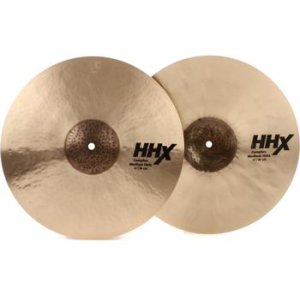 Sabian 14 inch HHX Complex Medium Hi-hat Cymbals | Sweetwater