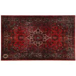 Vintage Persian Style Stage Mat - Black Red 6' x 5.25' HL00428636