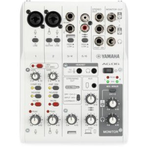 Yamaha AG03 Mk2 3-channel Mixer and USB Audio Interface - Black 