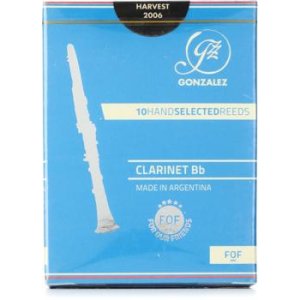 Gonzalez Reeds FOF Reeds for Bb Clarinet - 2.25 (10-pack) | Sweetwater