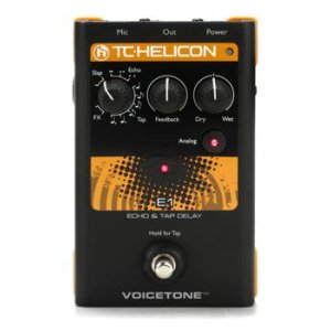 TC-Helicon VoiceTone E1 Vocal Echo and Delay Pedal | Sweetwater