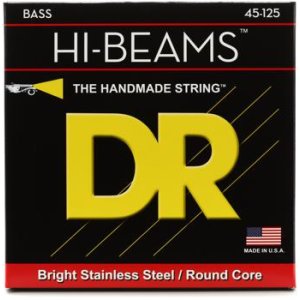 DR Strings MR5-45 Hi-Beam Stainless Steel Bass Guitar Strings