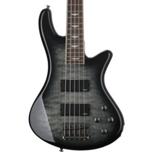 Schecter Stiletto Extreme 5 Bass Guitar - See-Thru Black