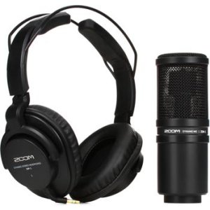 PodTrak P4 + ZDM1 Podcast Mic Set : Enregistreur Portable Zoom