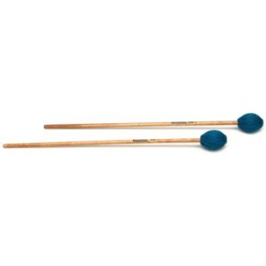 IP MEDIUM SOFT MARIMBA MALLETS - CHARCOAL YARN - BIRCH - Forks Drum Closet