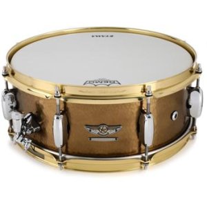 Tama Star Reserve Hand Hammered Brass Snare Drum - 5.5 x 14 inch - Natural