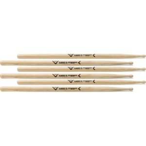 4-Pack London Drumstick Company Classic Hickory Series 5B Wood Tip Hickory Drumsticks BLUE
