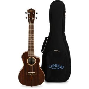 Lanikai FBCET-C Figured Bocote Thin Body Concert Acoustic-Electric