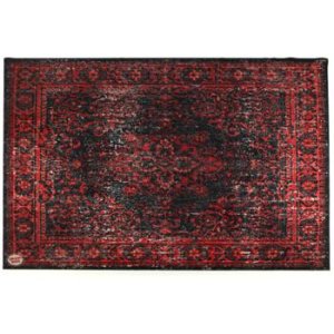 DRUMnBASE Rugs 428632 4.26 x 3 ft. Vintage Persian Style Stage Mat, Grey