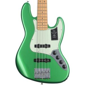 Fender Player Plus Active Jazz Bass V - Cosmic Jade with Maple