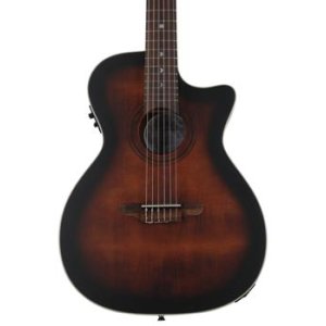 Luna Art Vintage Nylon String Acoustic-electric Guitar