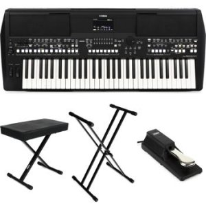 Yamaha - Teclado Arranjador Workstation Profissional PSR-SX600