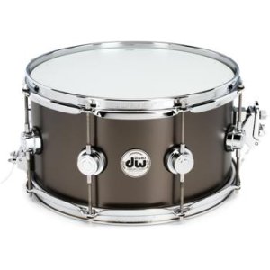 DW Collector's Series Metal Snare Drum - 7 x 13 inch - Satin Black Over  Brass | Sweetwater