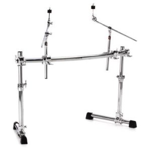 Gibraltar Chrome Series Curved Front Rack with Cymbal Booms - GCS302C