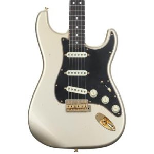 Fender Custom Shop Limited-edition '65 Dual-Mag Stratocaster Journeyman  Relic Electric Guitar - Aged Inca Silver