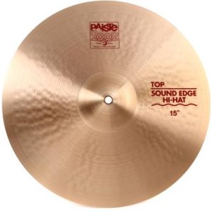 Paiste 15 inch 2002 Sound Edge Hi-hat Bottom Cymbal | Sweetwater