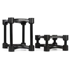 IsoAcoustics ISO-L8R200 Large Studio Monitor Speaker Isolation Stands -  Dedicated Audio
