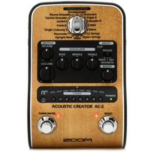 Zoom AC-2 Acoustic Creator - Enhanced Direct Box | Sweetwater