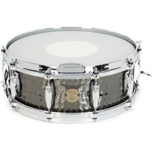 Gretsch Drums Hammered Black Steel Snare Drum - 5 x 14 inch