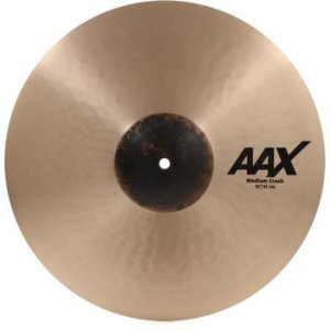 Sabian 16 inch AAX Medium Crash Cymbal - Brilliant Finish | Sweetwater